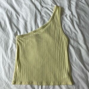 American Eagle Yellow One Strap Tank Size M